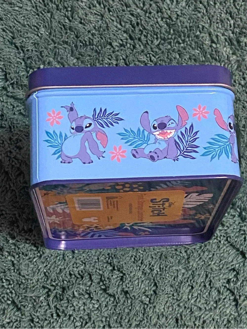Disney Stitch Metal Container 4 piece Bundle